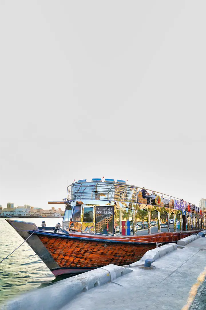 Dubai Harbour Dhow Cruise Dinner — Dubai Harbour, Dubai tour experience with Flyout Tours