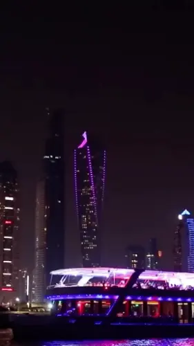 Dubai Marina Xclusive Yacht Sunset & Dinner Cruise in Magical evening dinner cruise at the glittering Dubai Marina — book with Flyout Tours
