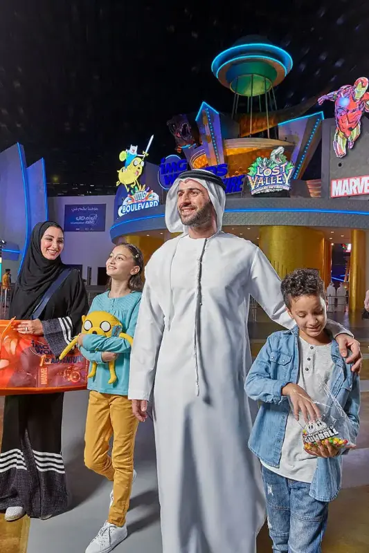IMG Worlds of Adventure in Dubai City — book with Flyout Tours