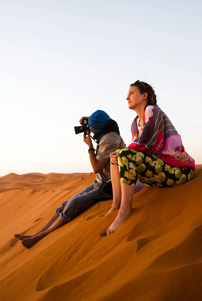 Authentic Dubai Camel Trek at Dawn Intimate Desert Sunrise Experience — photo 3 of 4