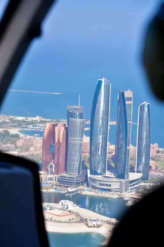 Abu Dhabi Helicopter Tour — Abu Dhabi City tour experience with Flyout Tours