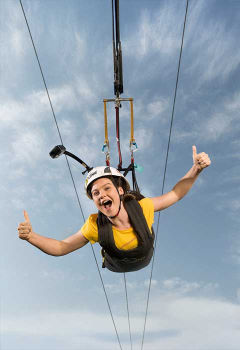 Dubai Marina Zip Line — Dubai Marina, Dubai tour experience with Flyout Tours