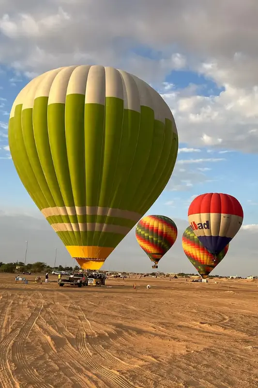 Maha Hot Air Balloons — Dubai tour experience with Flyout Tours