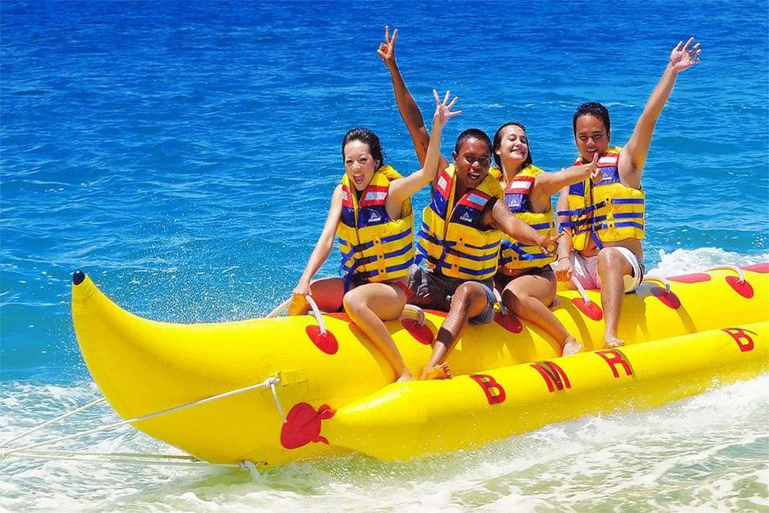 Banana Boat Ride — Dubai Marina tour experience with Flyout Tours