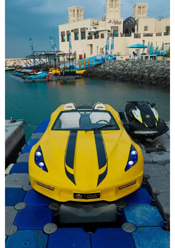 Jet Car Experience  — Dubai Harbor tour experience with Flyout Tours